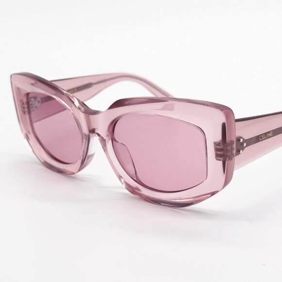 NEW CELINE CL40277F 72Y WOMEN PINK SUNGLASSES CELINE - Picture 6 of 13